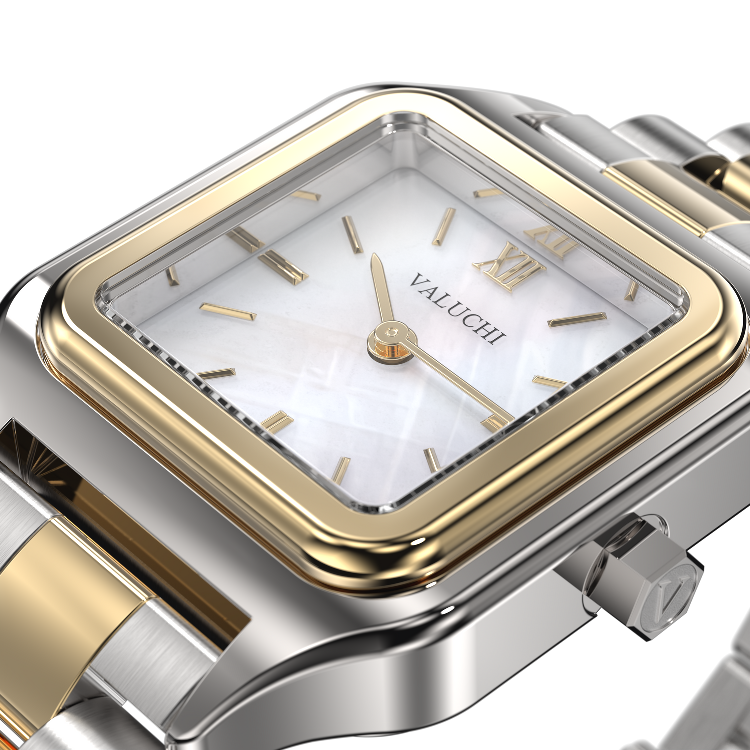 Quadris Watch Bicolor mother of pearl - 21mm - Valuchi