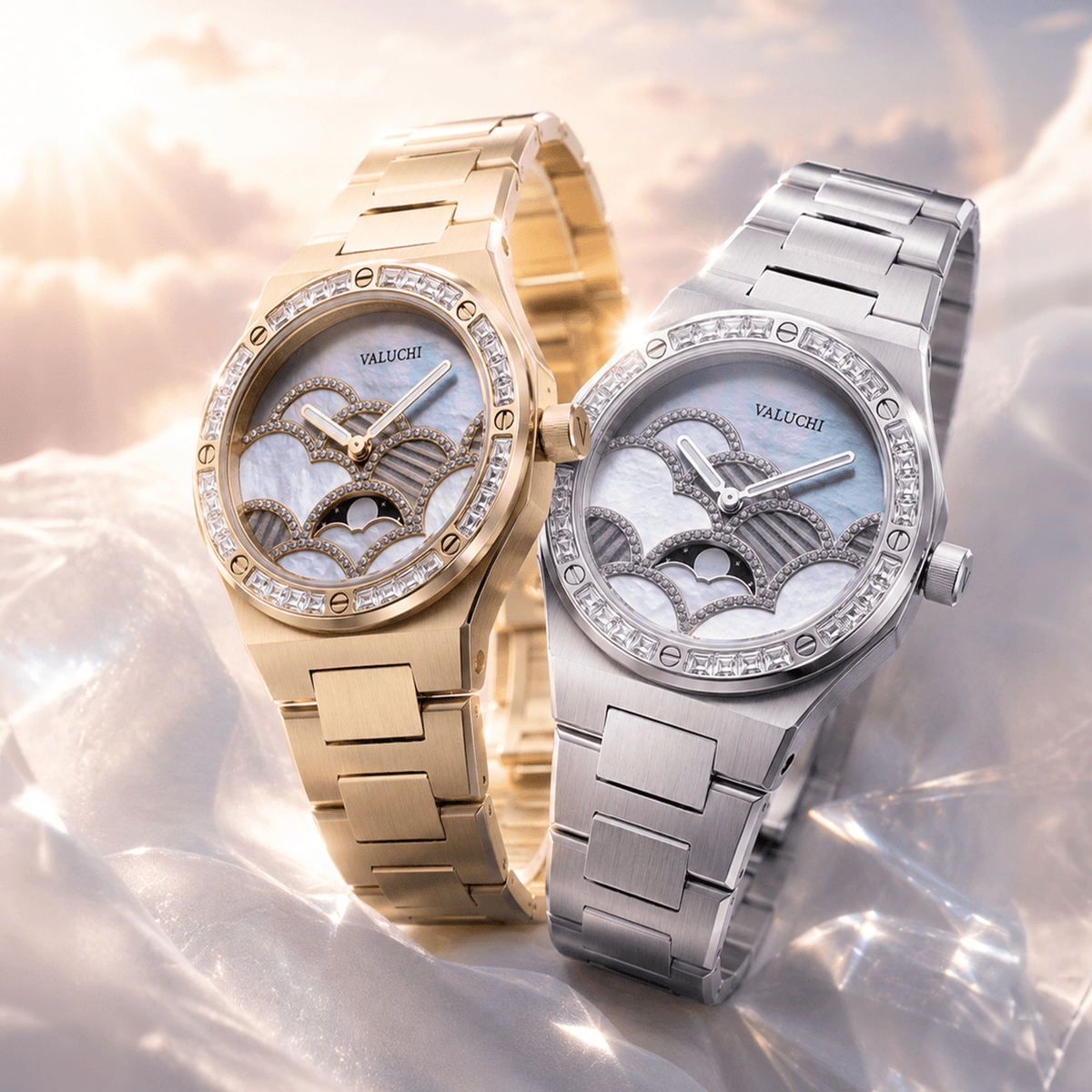 Clouds – Women’s Moonphase Watches - Valuchi